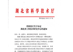 湖北省氣體分析儀器儀表工程技術研究中心在我公司成立