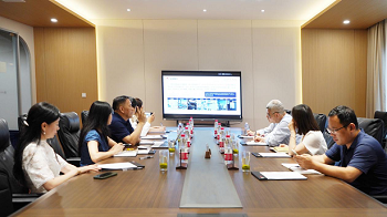 湖北省李四光研究會理事長胡道銀一行參訪四方光電